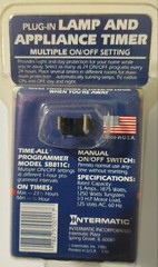 Intermatic Time-All Plug-In Lamp And Appliance Timer Open Box