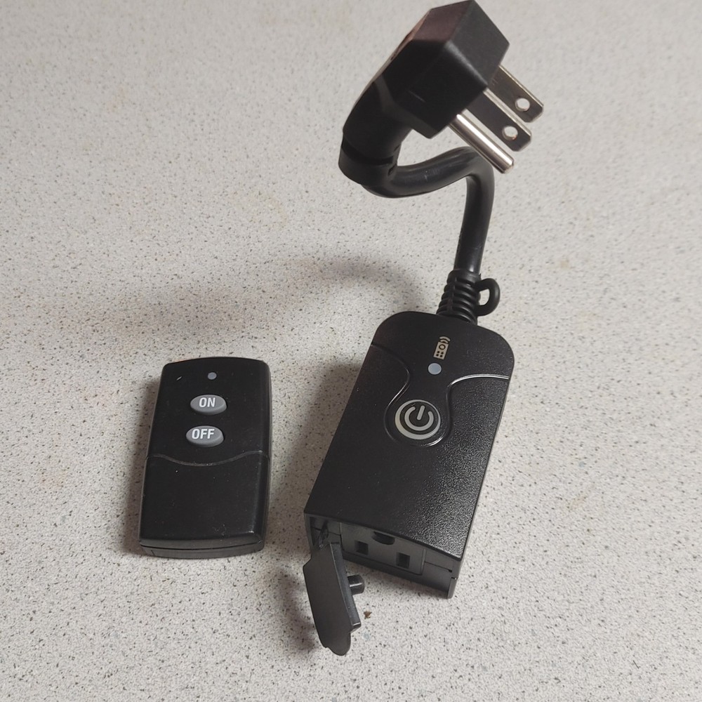 HBN BNC-60/U151R With BNR-U141Y Outdoor Remote Control Outlet 15A 1875W Switch