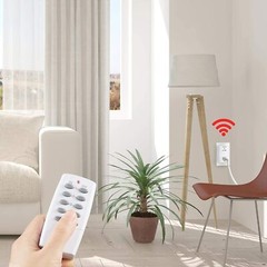BN-LINK Wireless Remote Control Outlet Plugs with 2 remotes and 5 sockets