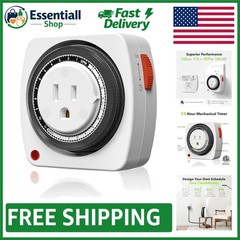 15-Minute Interval Indoor Timer – 24-Hour Programmable for Versatile Automation