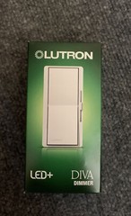 QNT5LutronDvcl-153pr-wh Single-Pole or 3-Way DivaC.L Dimmer Switch forDimmableLE