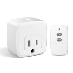 Remote Control Outlet with 100FT RF Signal, Wireless On Off Switch Plug for H…