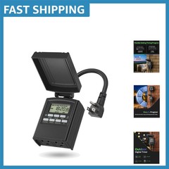 Durable Digital Outdoor Timer – 8 Programmable Settings for Ultimate Convenience