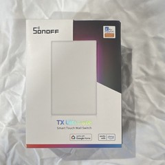 Sonoff TX Ultimate TS-1C-120 Smart Touch Wall Switch Wi-Fi White Alexa Google