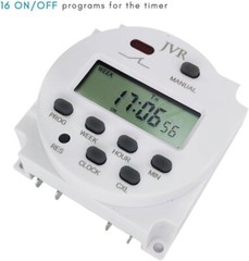 12V Timer Switch – Programmable, Dc/Ac/Solar Battery Powered 12 Volt Timer Relay