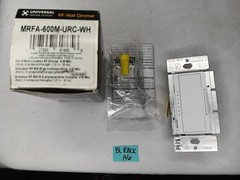 Lutron MRFA-600M-URC-WH Universal URC Remote Control Lighting RF Dimmer White