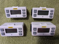 STANLEY Timer Max Digislim TM213 Indoor Daily Digital Timer. lot of 4