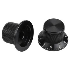 Sleek Design Aluminum Potentiometer Knobs Compatible with Electric Guitars