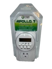 Titan Controls Apollo 7 – One Outlet Digital Timer – up to 8 Daily Settings