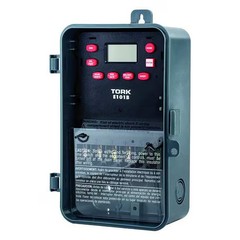 Nsi Tork Electronic Timer, Gray, Polycarbonate EW103B Nsi Tork EW103B