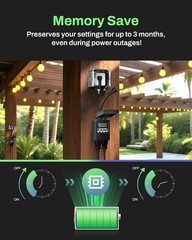 Durable Digital Outdoor Timer – 8 Programmable Settings for Ultimate Convenience