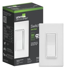 Leviton Decora Smart Switch, Wi-Fi 2nd Gen, Neutral Wire Required, Works with…