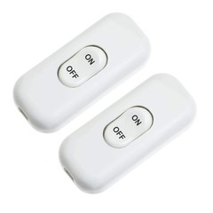 Inline Cord Switch, 2-Pack On Off Button Control Lamp Appliance Switch for Be…