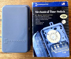 Intermatic T104R 208-277V 24 Hour Mechanical Time Switch – Grey New Open Box