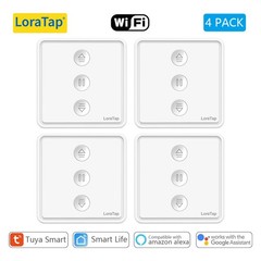 LoraTap Smart Shutter Switch w/ Alexa Google Voice & App Control Smart Home