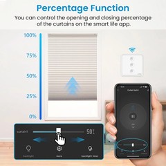 LoraTap Smart Shutter Switch w/ Alexa Google Voice & App Control Smart Home