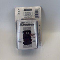 Leviton Universal Toggle Slide Dimmer Switch R12-TSL06-1KW 600W 3-Way White