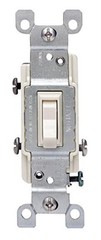 Leviton 6 Pack Light Almond Toggle Switches Quickwire Impact Resistant Thermo…