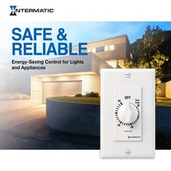 Energy Saving Timer White 60 Minute Control For Led Cfl Lights Fans Heaters