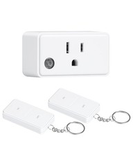 TREEWELL Remote Control Outlet with 2 Remotes, 200 FT Long Range Wireless Lig…