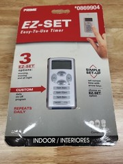 Prime EZ-Set Easy-To-Use Timer (#0869904) Indoor (NEW SEALED) Free Shipping