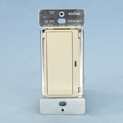 Cooper RF9520DLA Lt Almond NON-RF Accessory Decorator Switch No Neutral 120/VAC