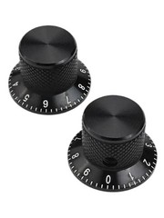 Sleek Design Aluminum Potentiometer Knobs Compatible with Electric Guitars