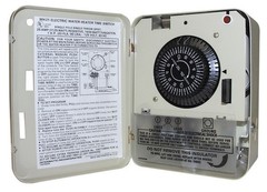 Intermatic WH21 Steel 25A 208 to 240V ac 1-Pole Mechanical Water Heater Timer