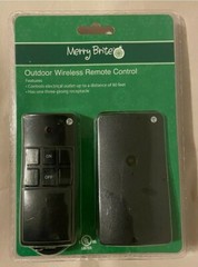 Merry Brite Indoor Outdoor Wireless Remote Control 80ft Holiday Lights Security