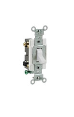 Qty 10 New White Leviton Cs220-2W Ac Quiet Switch 4.1 In H Ships Free