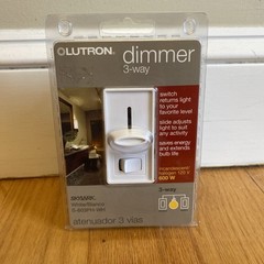 LUTRON SKYLARK S-603PH-WH WHITE 3-WAY DIMMER, NIB