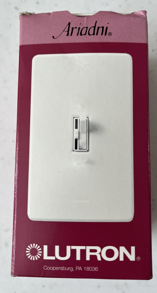 LUTRON ARIADNI #AYFSQ-F-IV 1.5 AMP SINGLE Pole 3- WAY FAN CONTROL Ivory