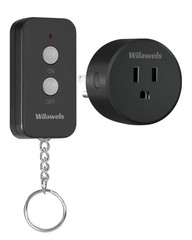 Black Remote Control Outlet Wireless Switch Programmable 100ft 15A/1875W