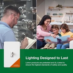 Ariadni/Toggler LED+ Dimmer Light Switch for Dimmable LED, Halogen and Incand…