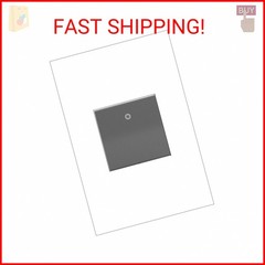 Legrand adorne 15A 1 or 3-Way Paddle Switch (Magnesium Finish), ASPD1532M4