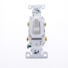 10 Eaton White COMMERCIAL DOUBLE POLE Toggle Wall Light Switcesh 20A Bulk CS220W