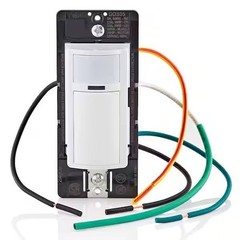 Decora In-Wall Motion Sensor Light Switch – White – Includes Cover Plate – Used