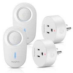 [2 Pack] Wireless Remote Control Outlet Plug, No Wiring Needed Remote Light S…