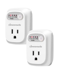 DEWENWILS Indoor Countdown Timer Outlet, 15/30/45/60min Settings, 1/3 HP, 2 Pack