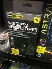 Pro Essentials ~ Wireless Remote Timer~Ideal For Landscape Security Holiday
