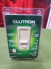 LUTRON Lumea C L DIMMER 3-Way Light Switch Almond 600 Watt 120V LECL-153PH-LA