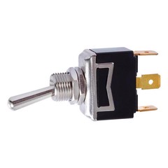 Jandorf 61140 15A 125V 2 HP 1-Pole SPDT Contact 3-Tab Terminal Toggle Switch