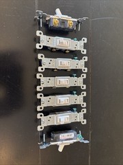 Set of 7 UL Leviton Wall Light Switch Residential 15A 120V