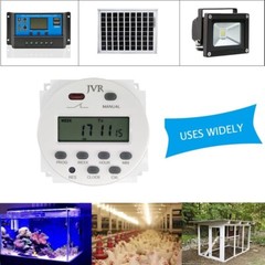 12V Timer Switch – Programmable, Dc/Ac/Solar Battery Powered 12 Volt Timer Relay