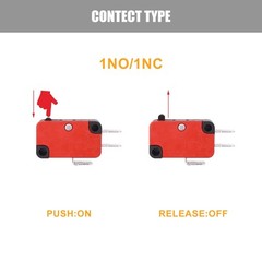 10Pcs 125V/250V 15A Cherry Micro Limit Switch SPDT Snap Action Button for Mic…