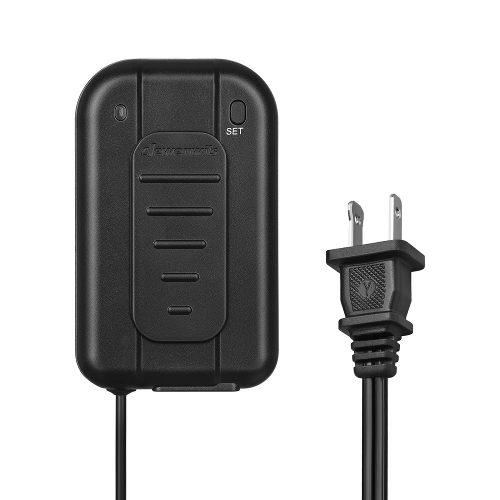 DEWENWILS Plug in Dimmer Switch for Lamp,Push/Foot Dimmer Plug,ETL Listed, Black