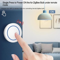 Wireless Button for Tuya Smart Control Easy Scene Activation for Home Devices
