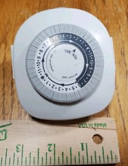Intertek Hyper Tough Indoor Grounded Timer 2 Outlets 15 Amp 125 V White HT1025