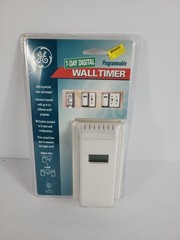 GE 7-day Digital Wall Timer Programmable NEW Sealed NOS White