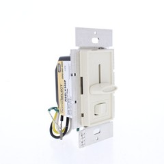 Hubbell RSELV300PLA Lt Almond Slide Dimmer Switch Preset SP 300W Electronic LV